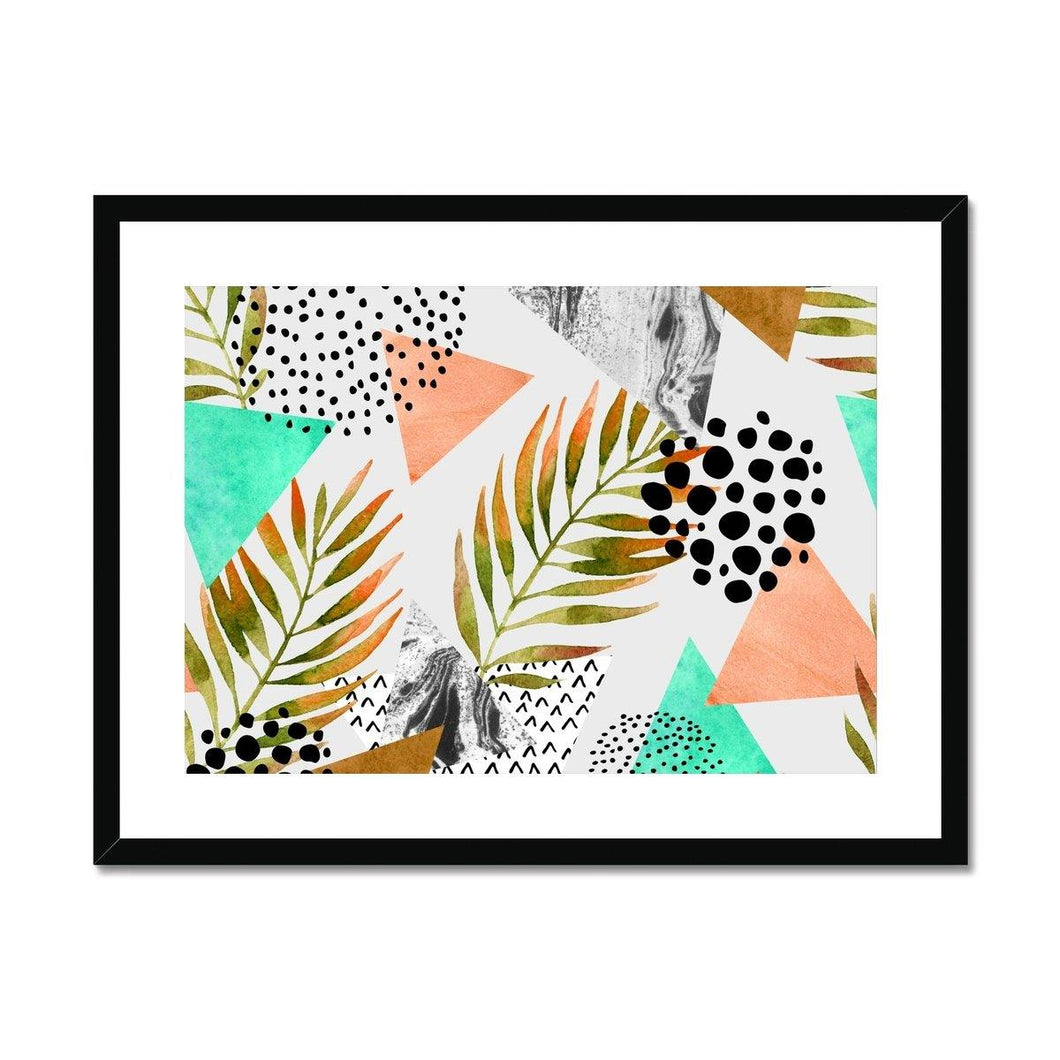 Framed & Mounted Print - hello dat